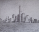 Lower Manhattan Skyline 1995